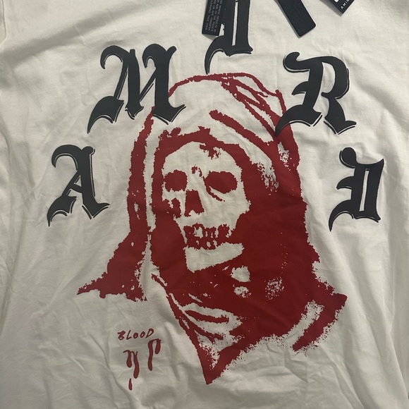 AMIRI
logo-print cotton T-shirt size large white - Picture 8 of 11